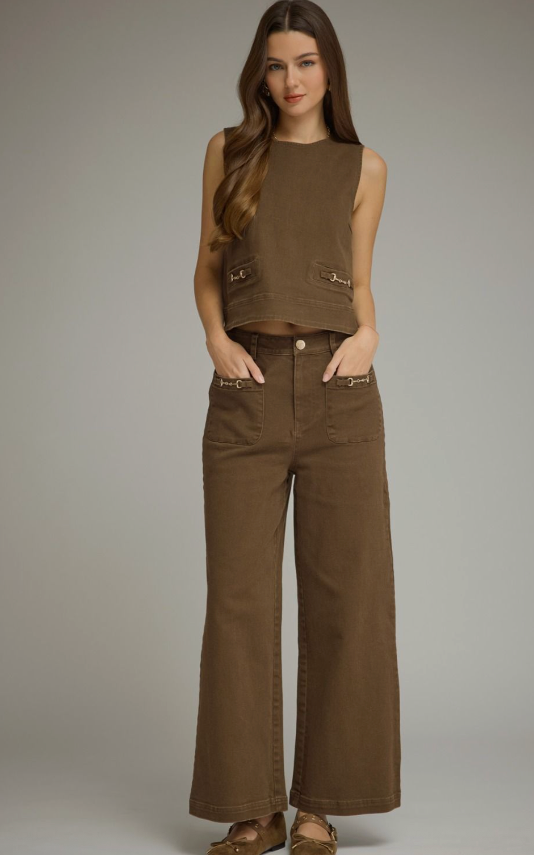 Saddle Social Wide Leg Jeans