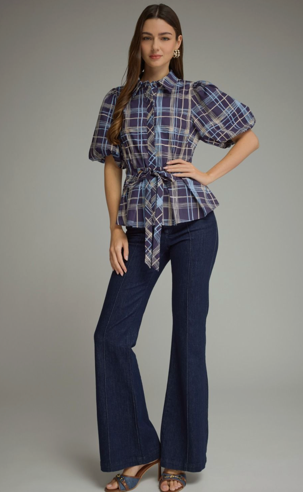 Pretty in Plaid Top