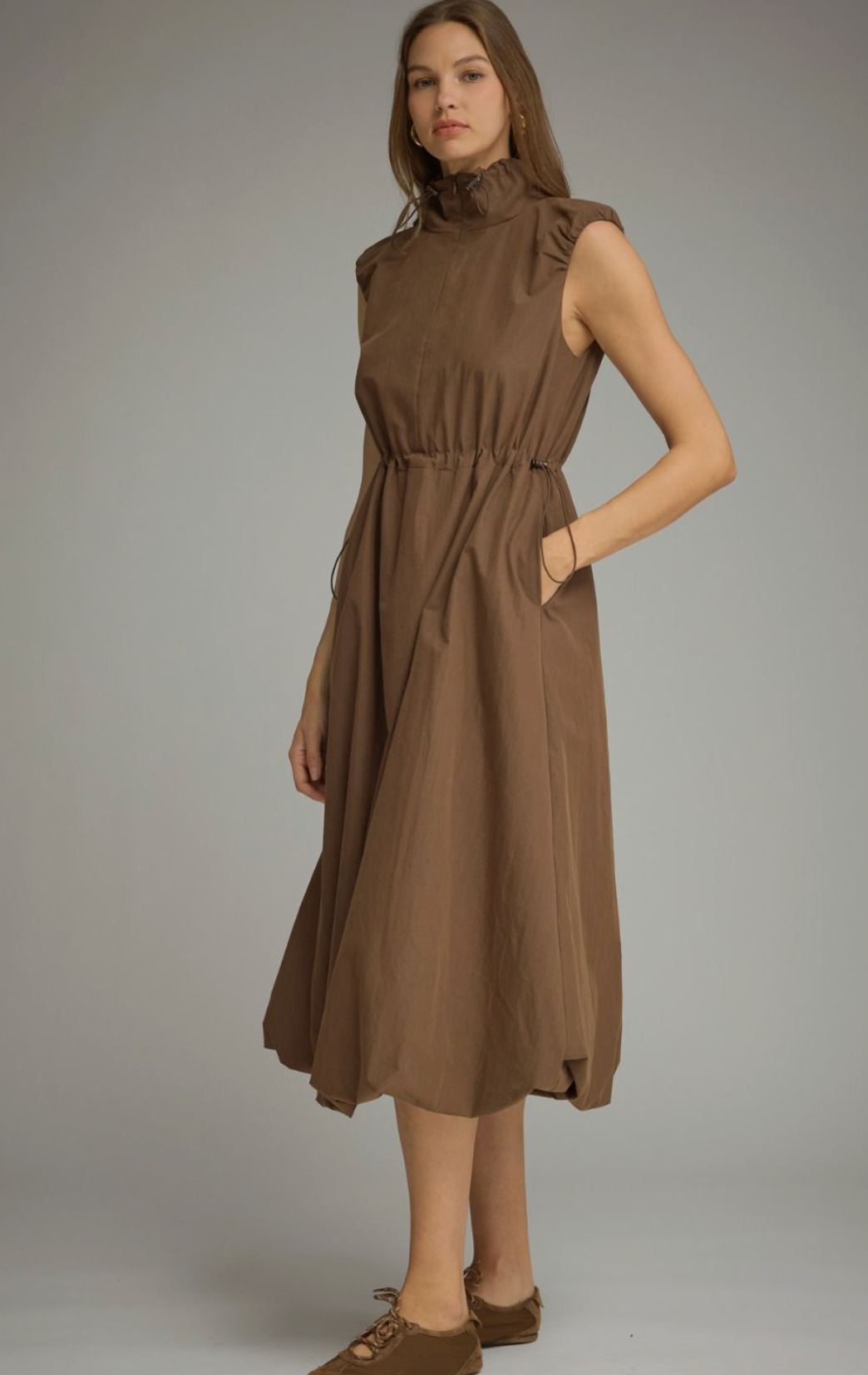 Coffee Run Midi Dress