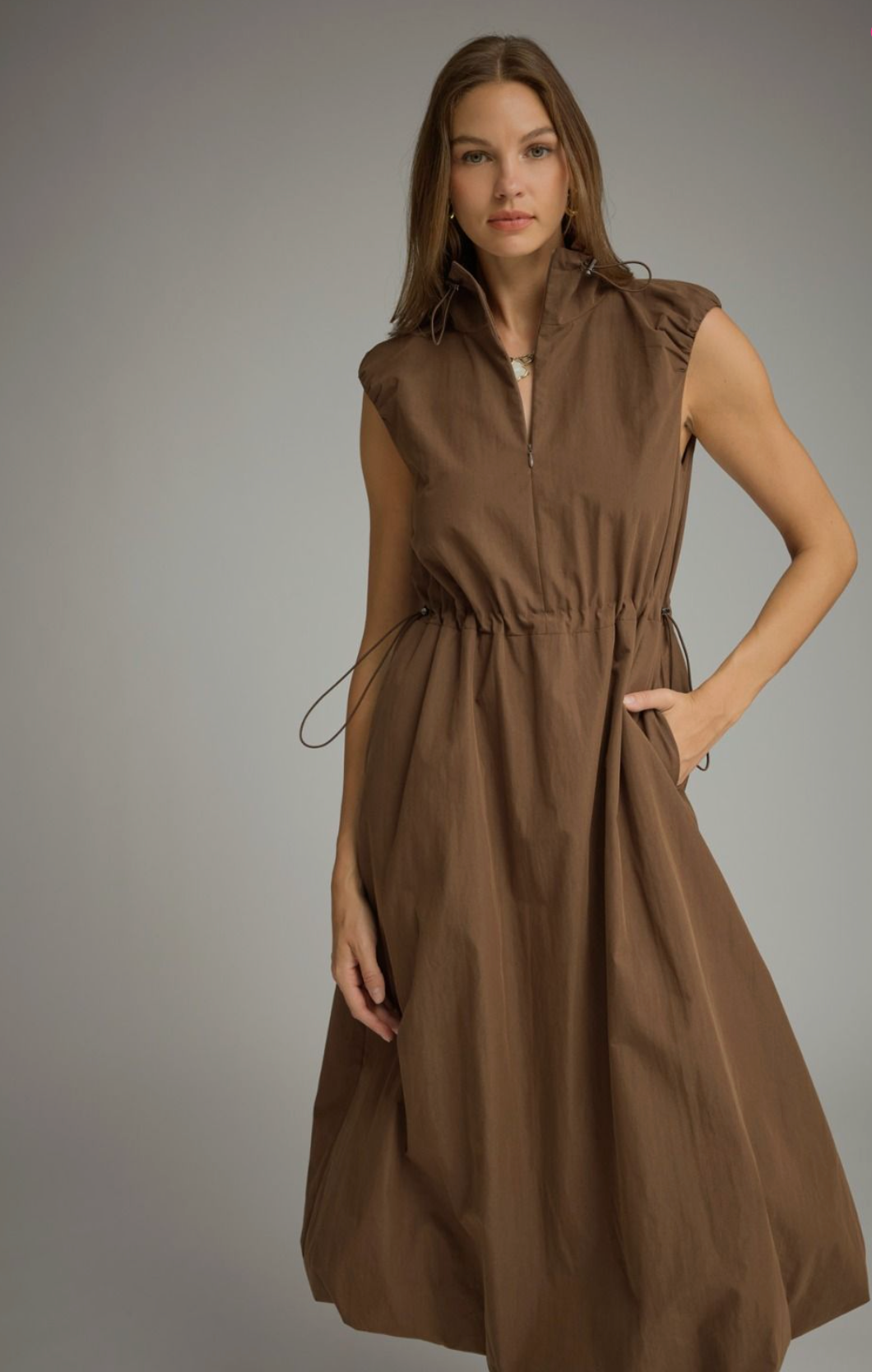 Coffee Run Midi Dress