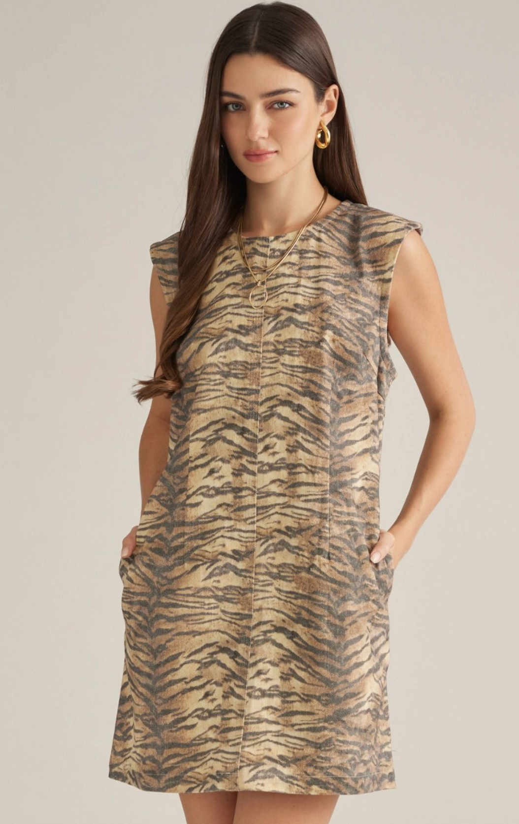 Tiger's Eye Mini Dress