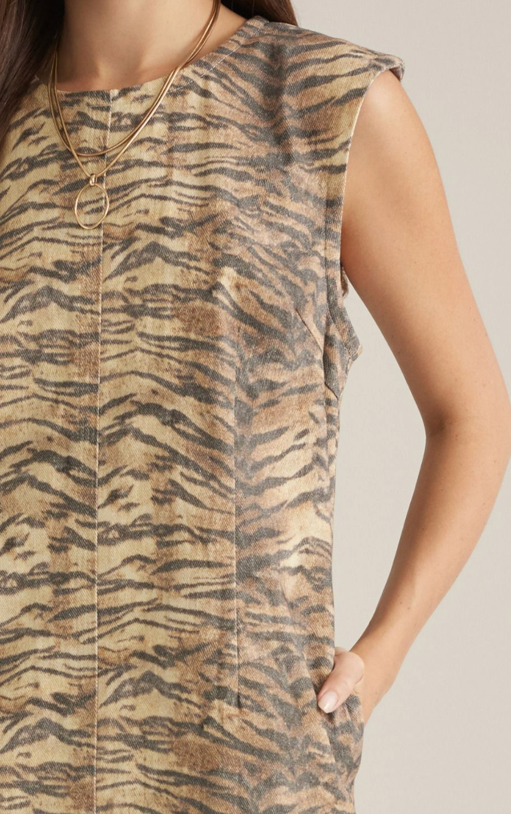 Tiger's Eye Mini Dress
