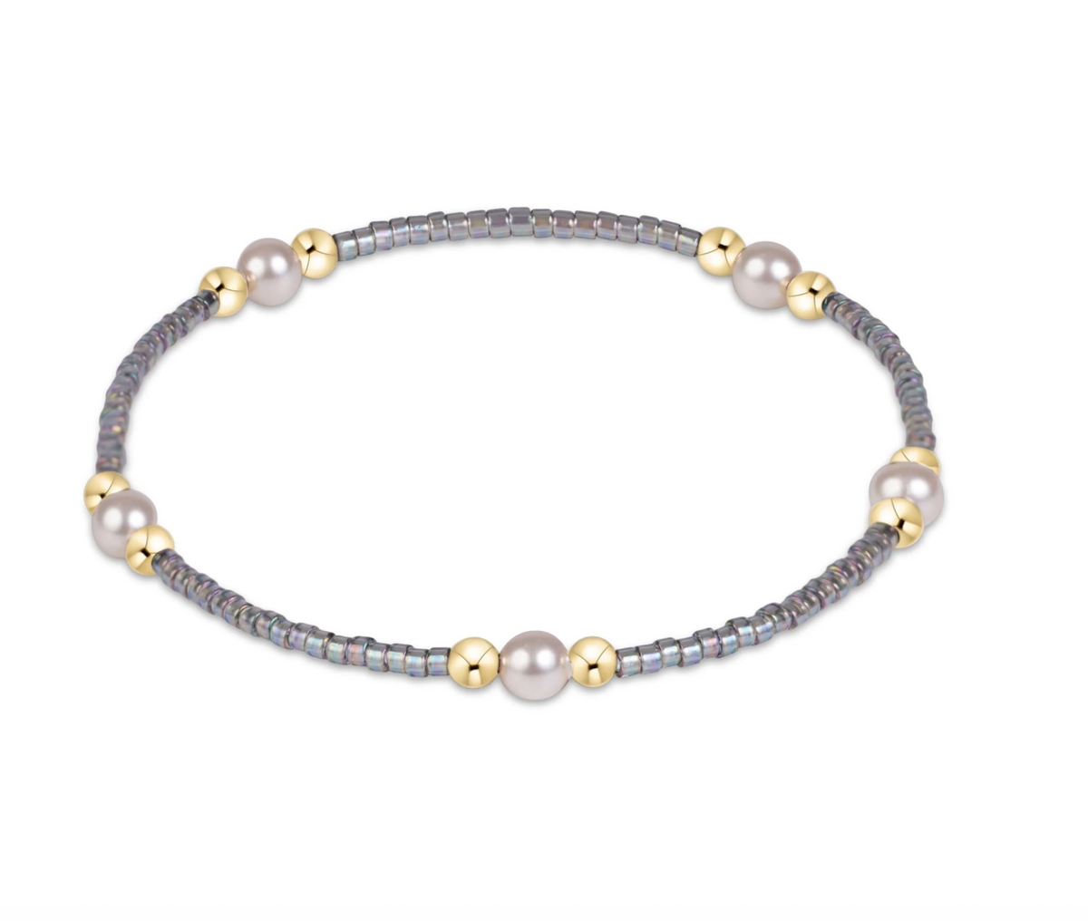 E Newton Hope Purpose Pearl Bracelet - Morning Mist