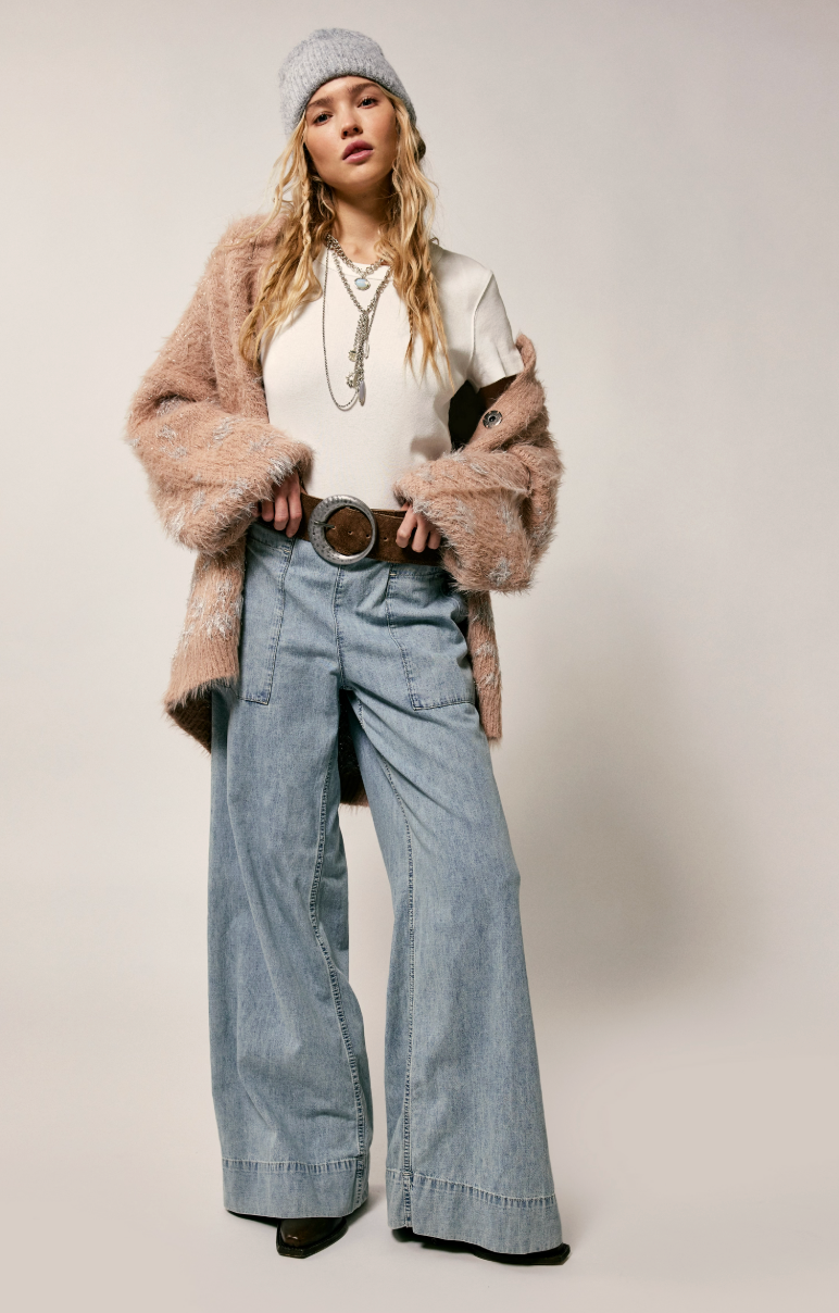Breezy Denim Pull On - Dusk