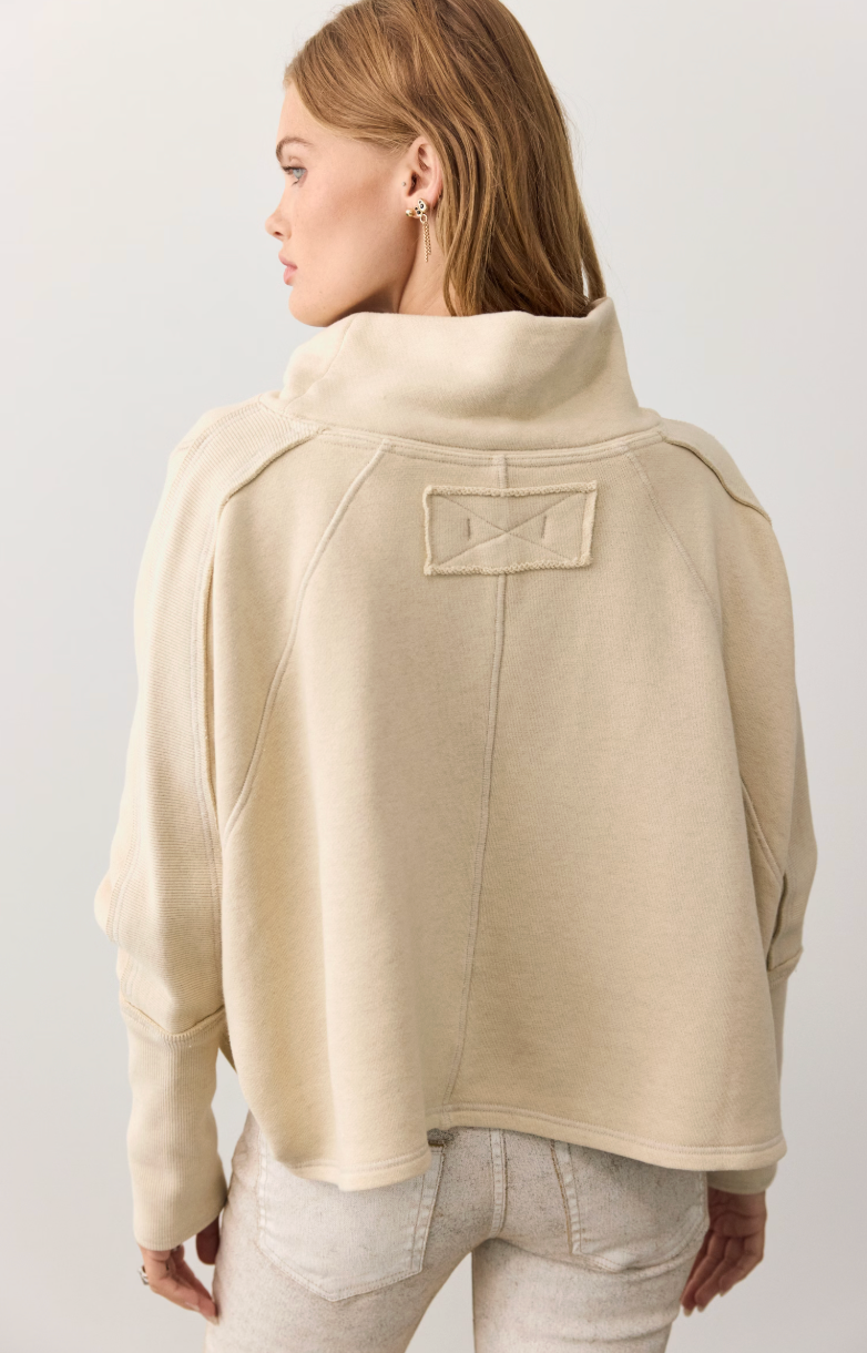 Free People My Girl Pullover - Light Oatmeal Heather