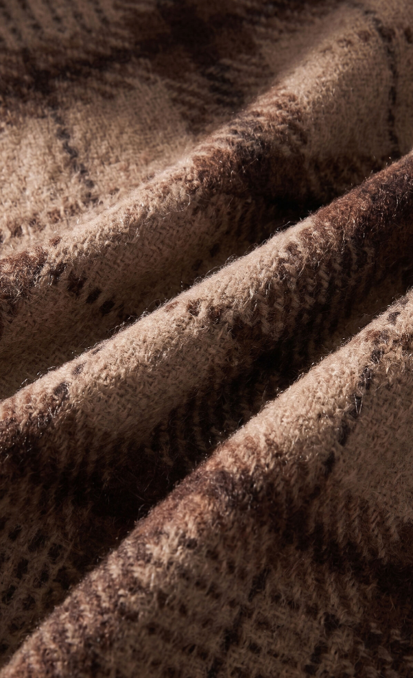 Frostline Plaid Scarf 4 Pack - Toasted Almond