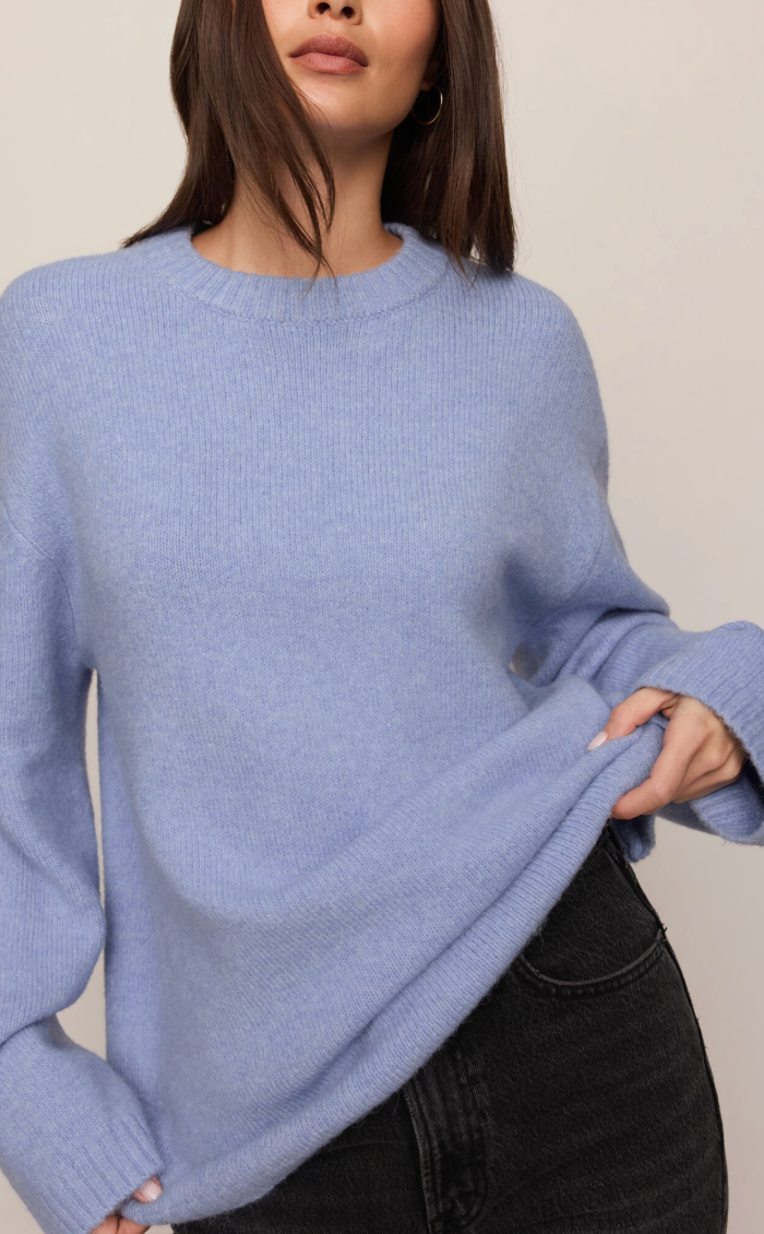Chill Mode Sweater - Crystal Blue