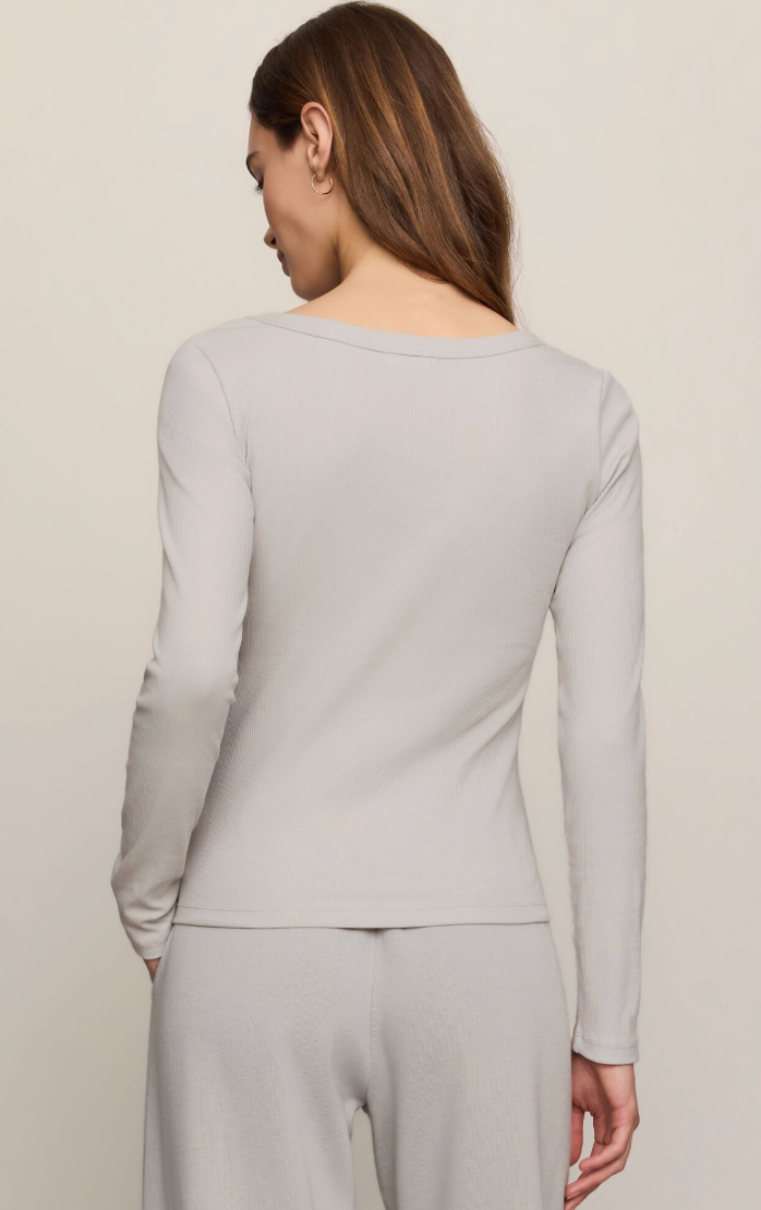 Greyson Scoop LS Tee - Silverlake