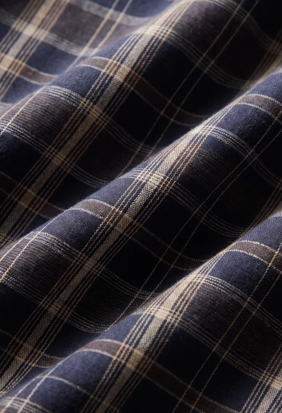Z Supply Evermore Plaid Midi Dress - Eclipse