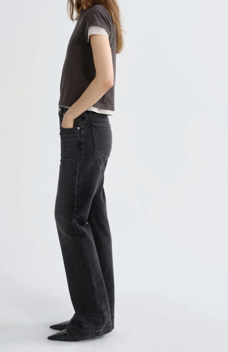 AGOLDE Mid Rise Kick Boot Jean in Obscure