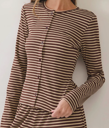 Caroline Brown Top