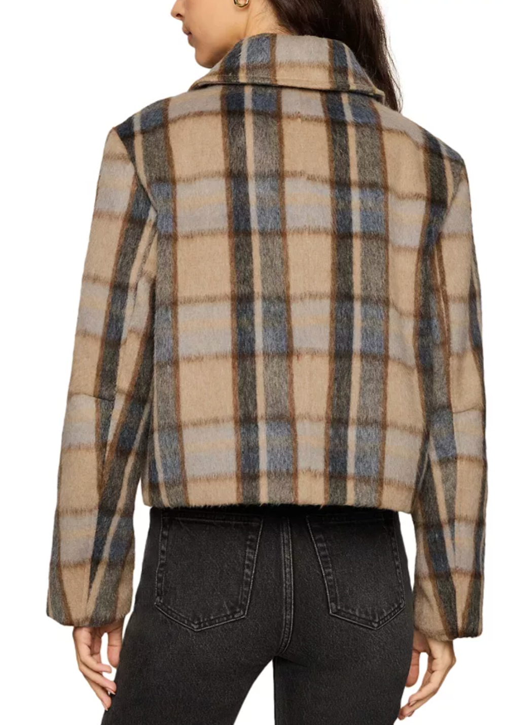 Petra Plaid Button Down Jacket