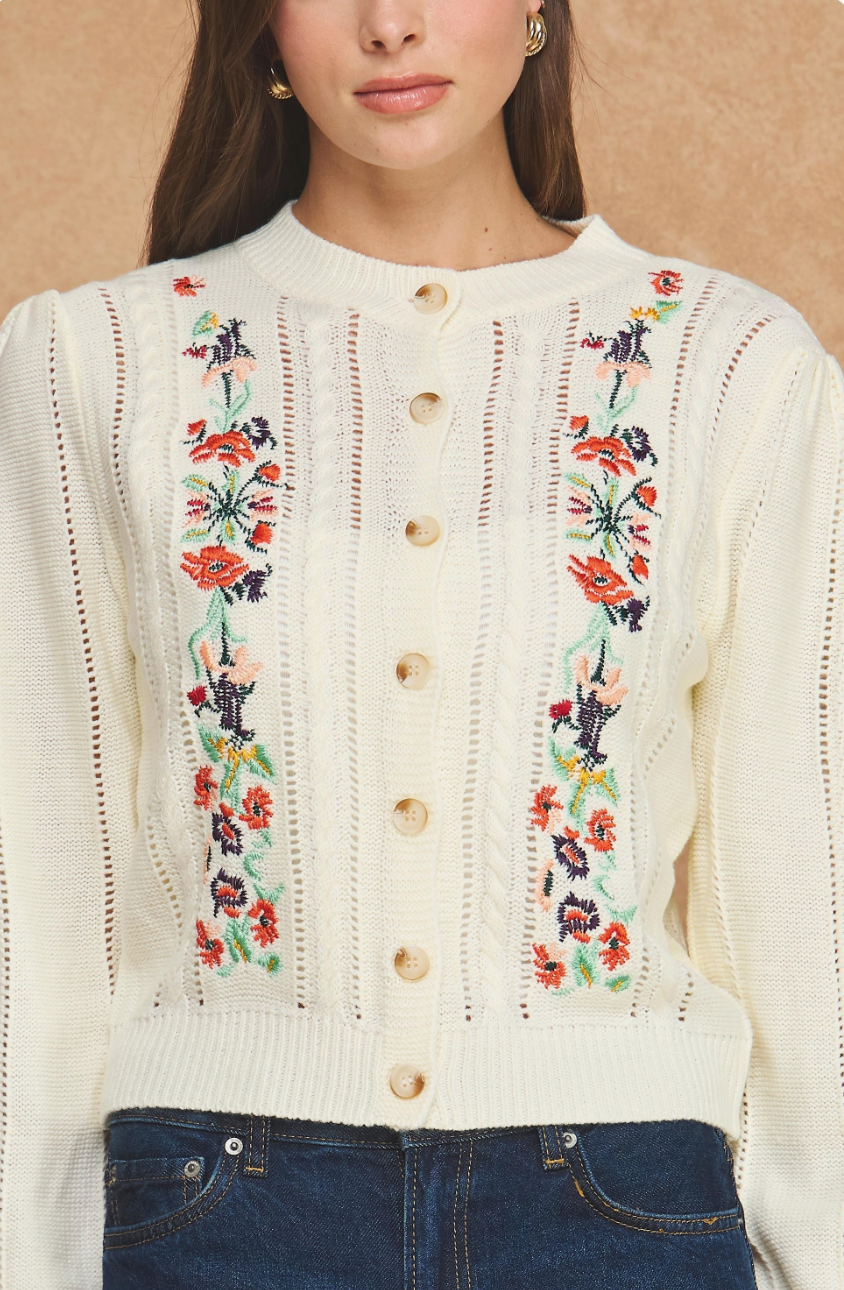 Chloe Embroidered Sweater