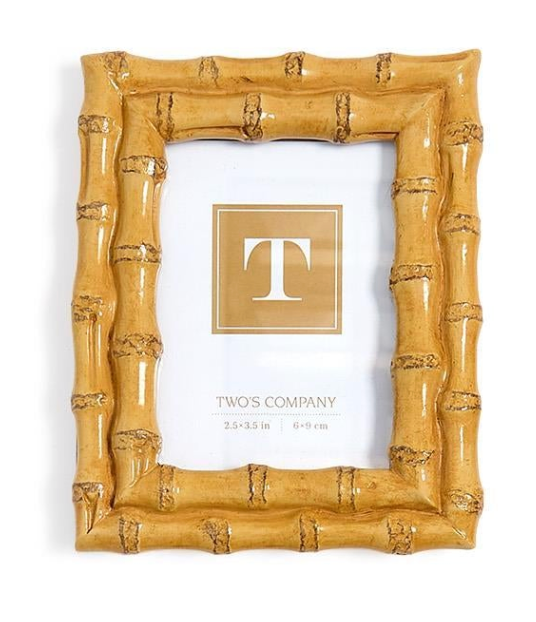 Blonde Faux Bamboo Mini Photo Frame