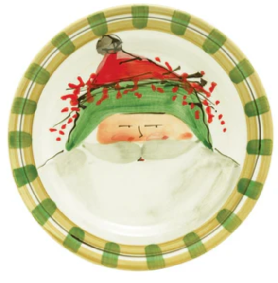 Vietri Old St. Nick Assorted Dinner Plates - Sold Individually