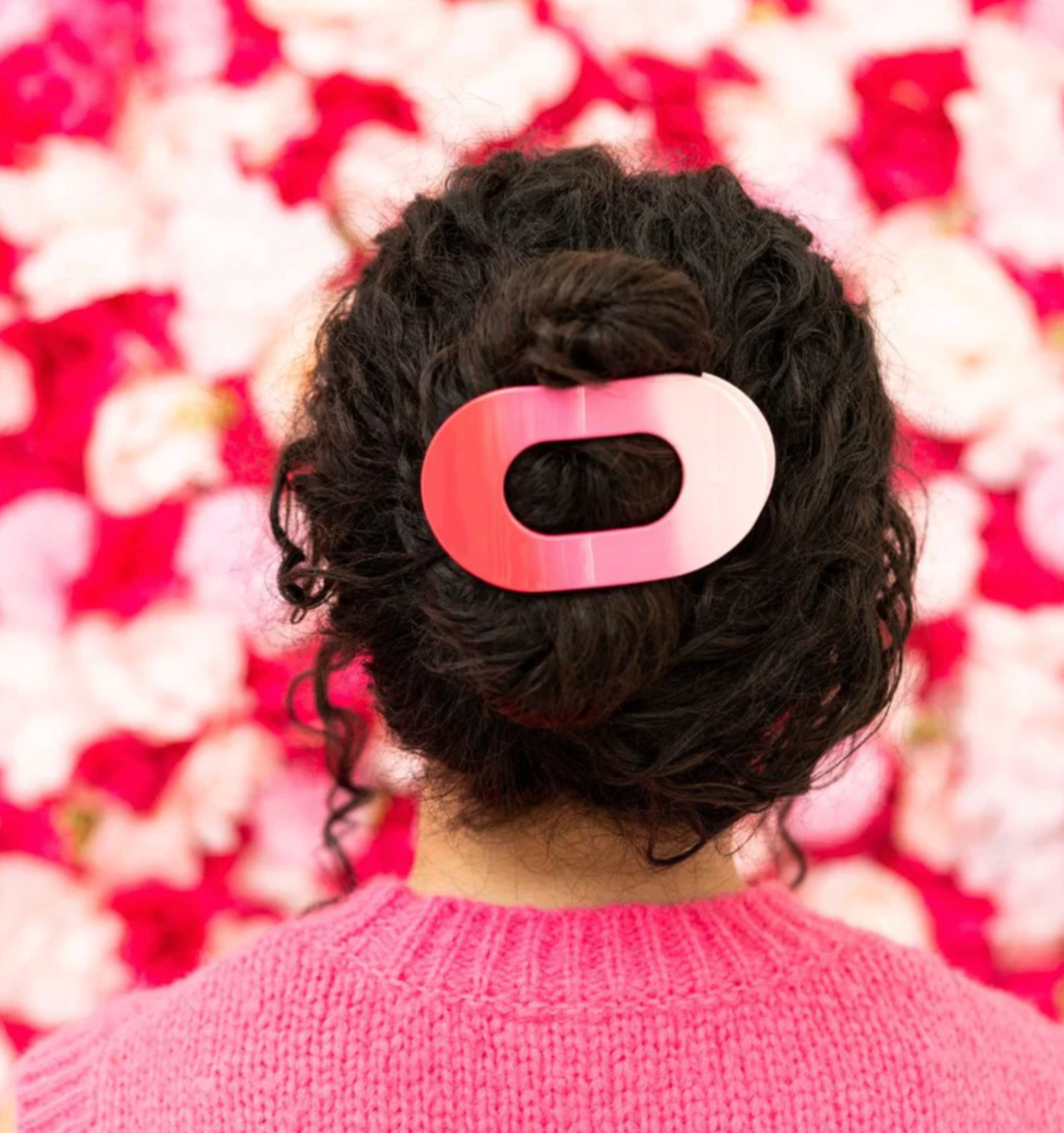 Teleties Flat Round Hair Clip