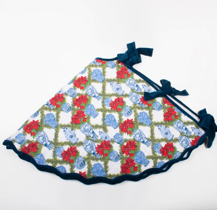Laura Ginger Jar Tree Skirt