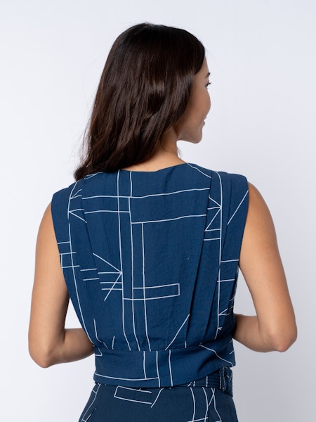 Maizie Patterned Top & Pant Set