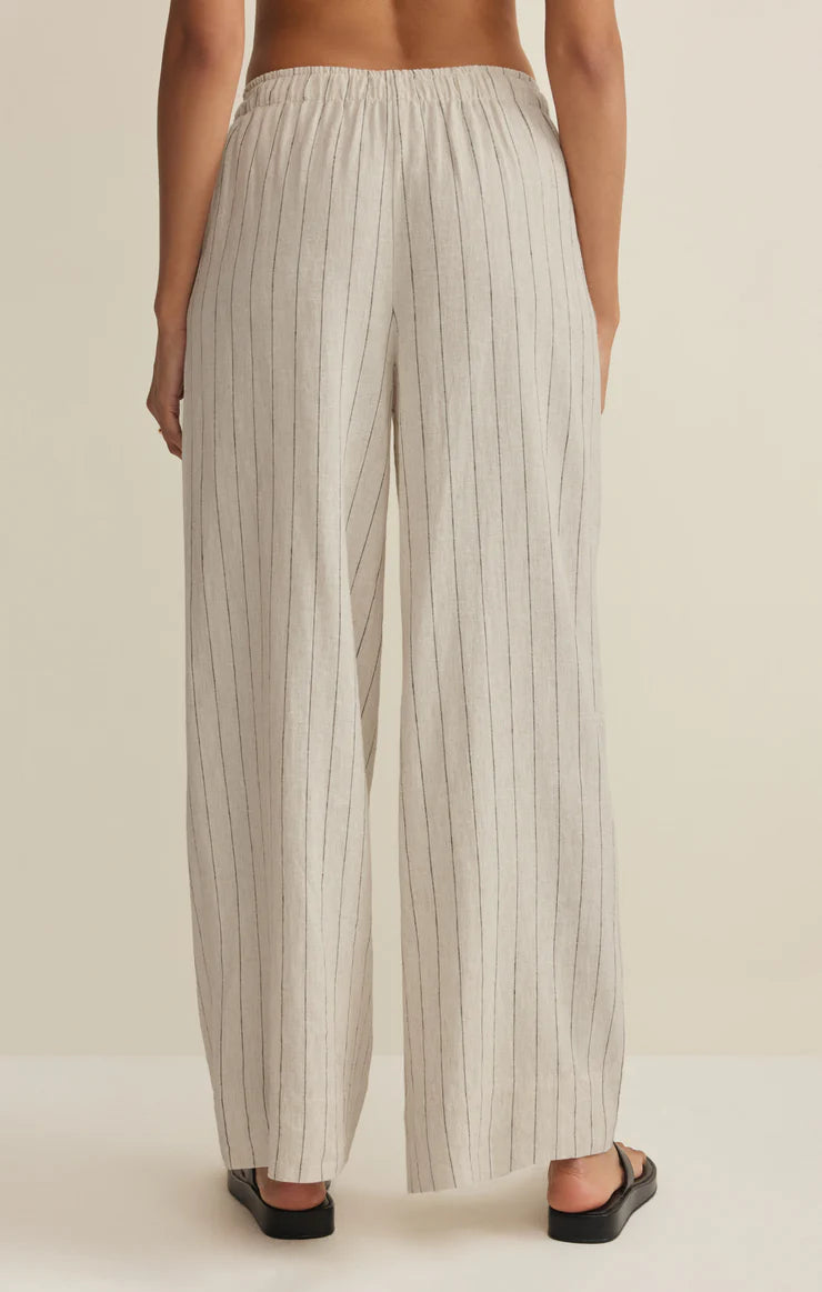 Z Supply Henri Striped Linen Wide Leg Pant