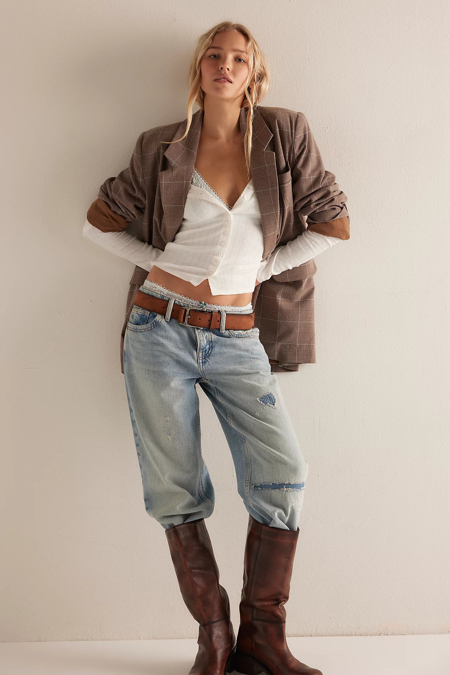 Free People End Game Pointelle Long Sleeve