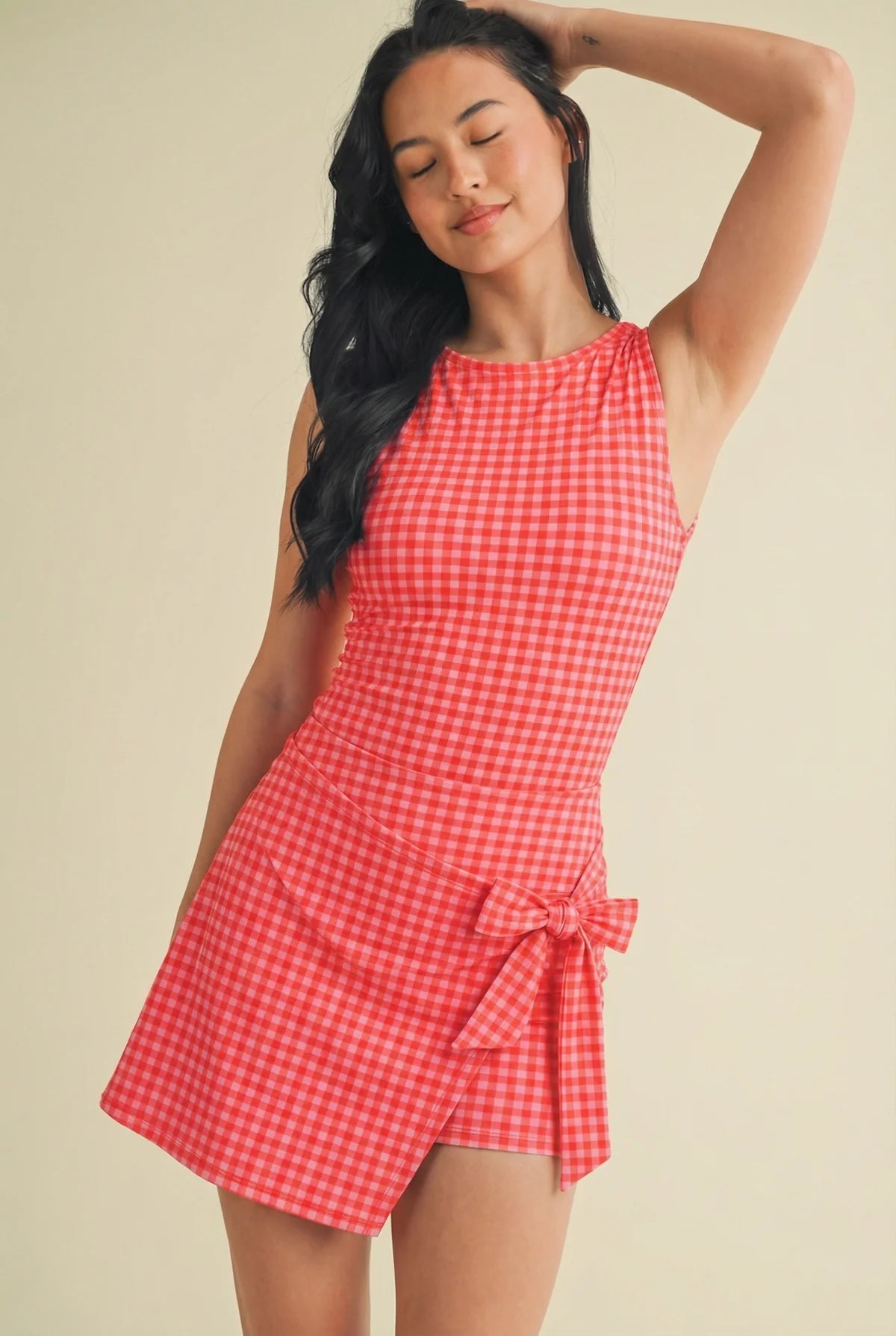 Gigi Gingham Print Dress