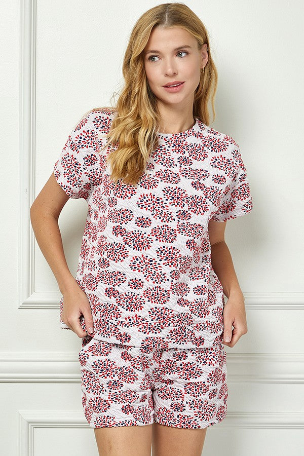Fireworks Jacquard Top - Final Sale 40% off in cart