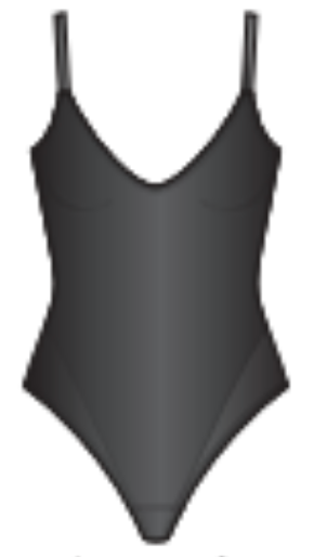 SPANXshape Plunge Bodysuit - Very Black