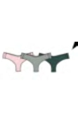 SPANXsmooth Fit-To-You Thong 3-Pack - Holiday print