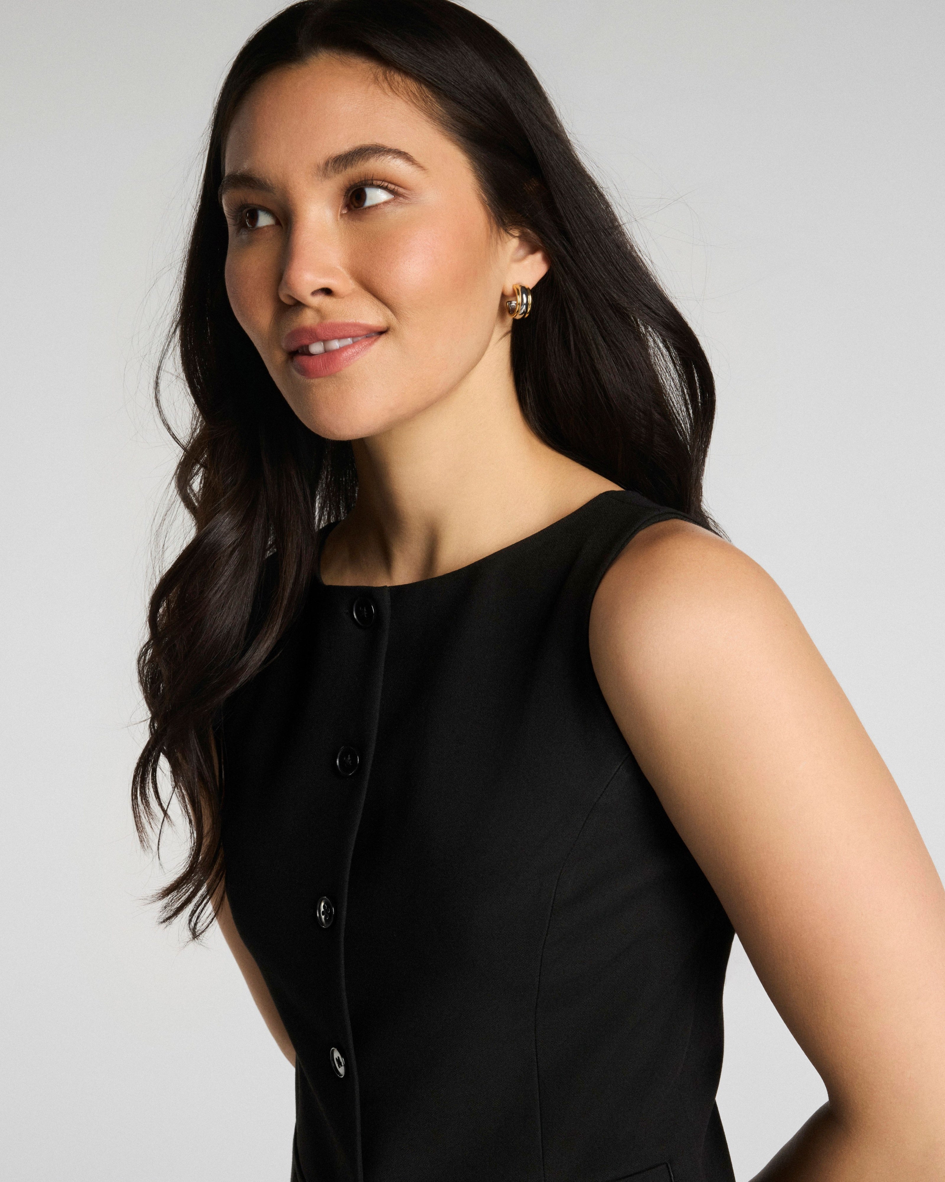 SPANX WellSuited Tailored Button-Down Vest