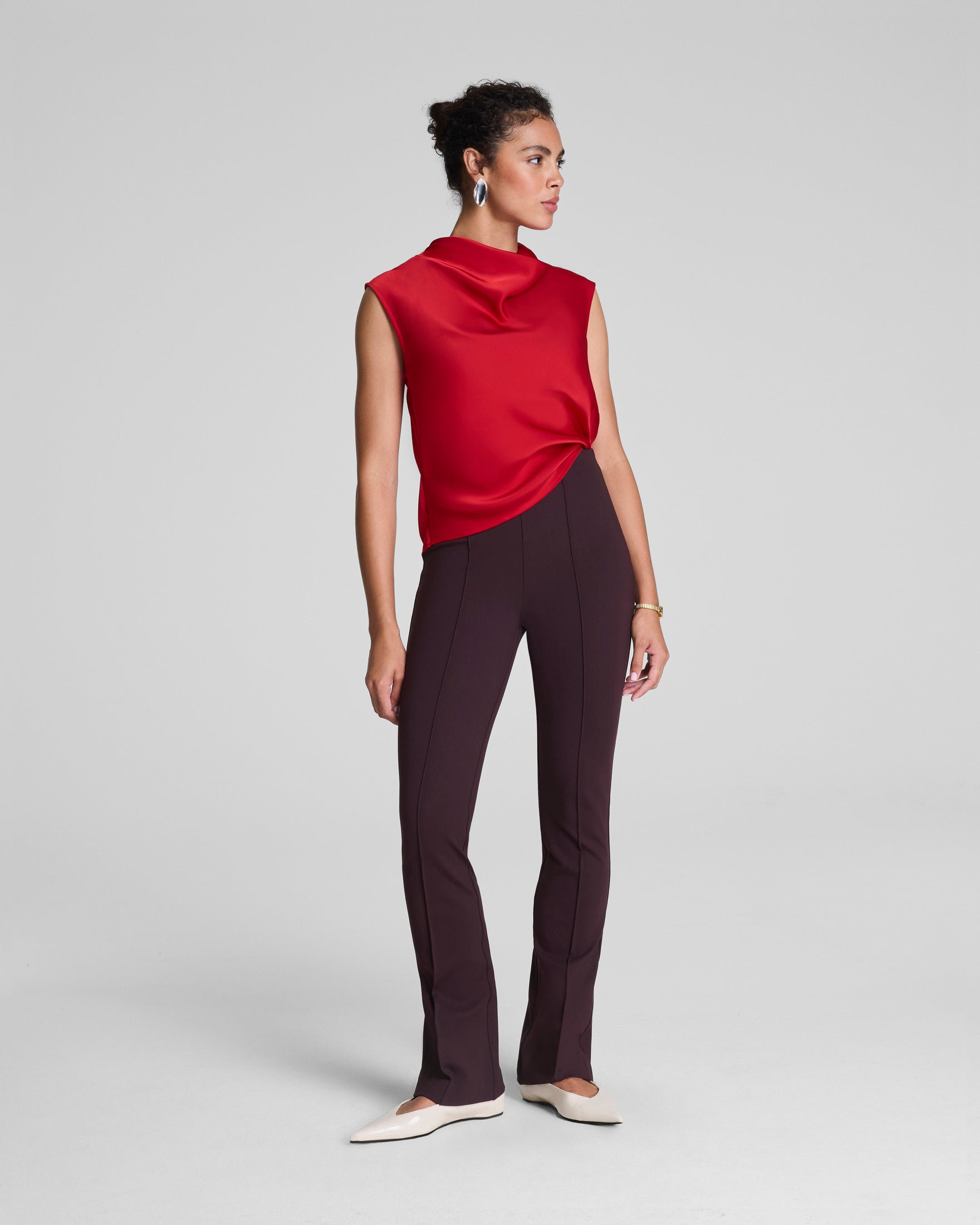 SPANX Sleeveless Cowl Neck Top