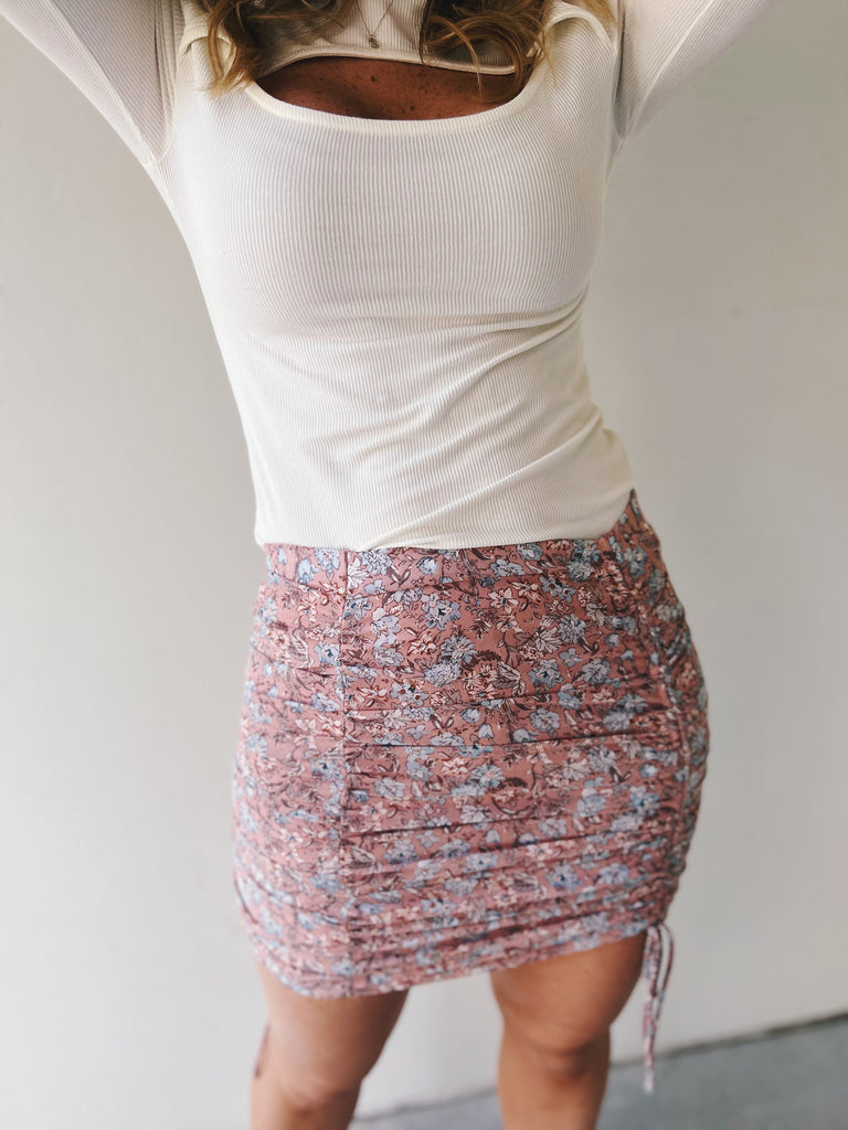 Rosie Shirred Skirt