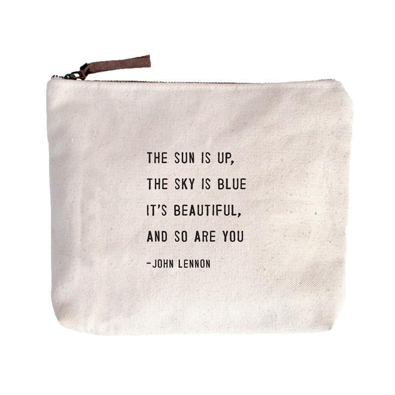 Canvas Zip Pouch