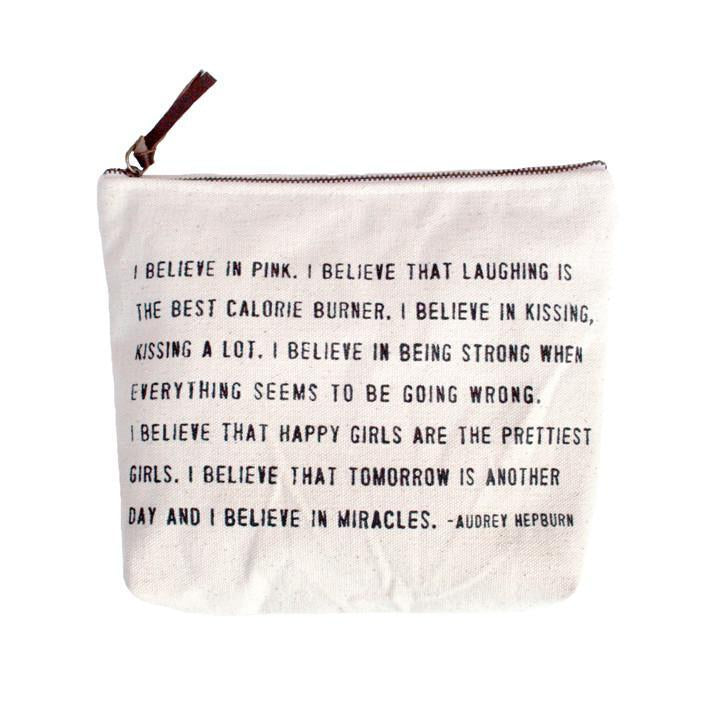 Canvas Zip Pouch