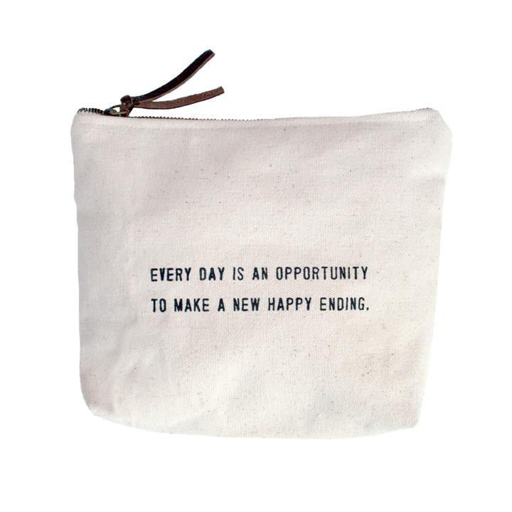 Canvas Zip Pouch