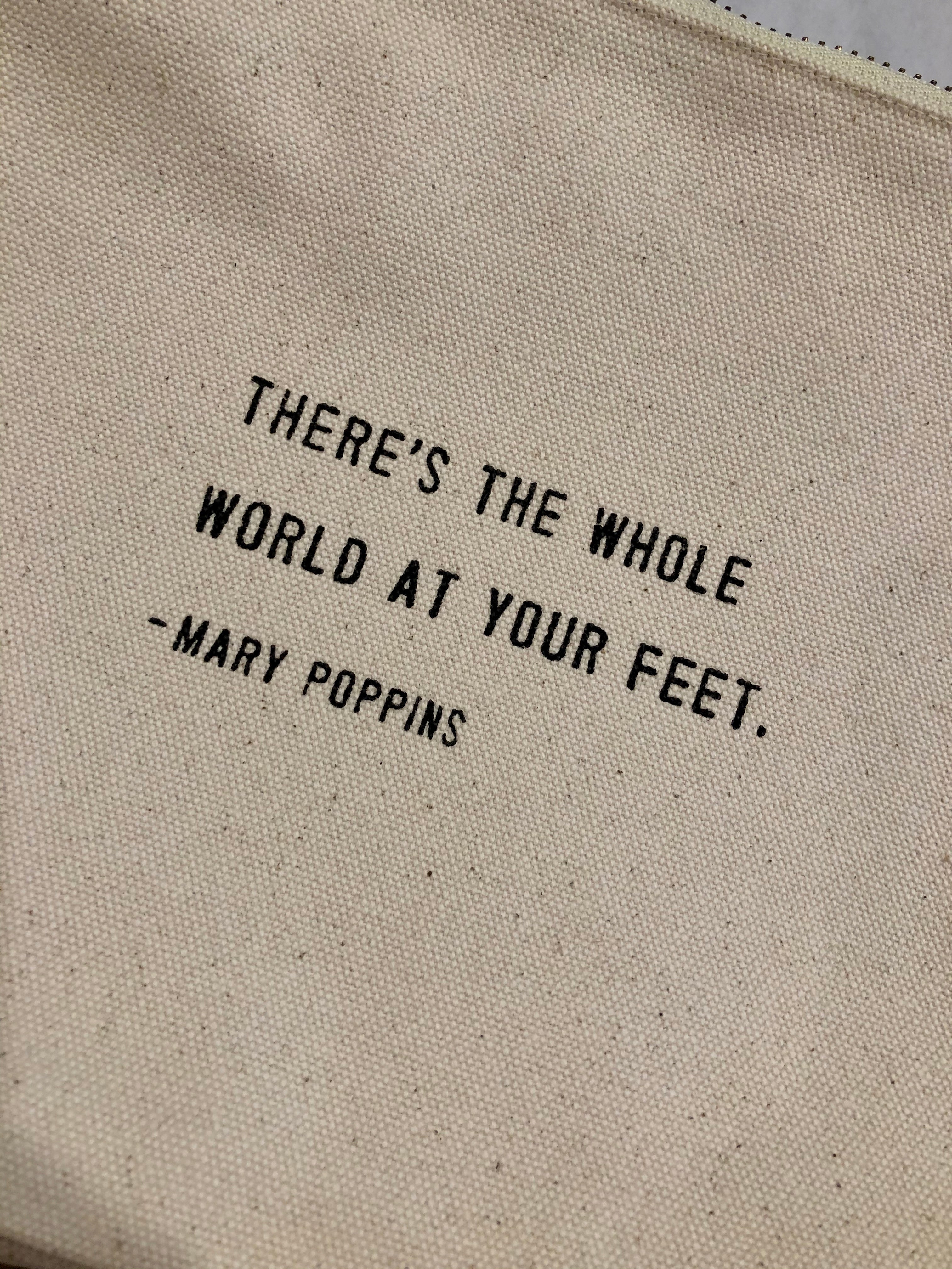 Canvas Zip Pouch
