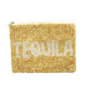 Tequila Beaded Coin Pouch