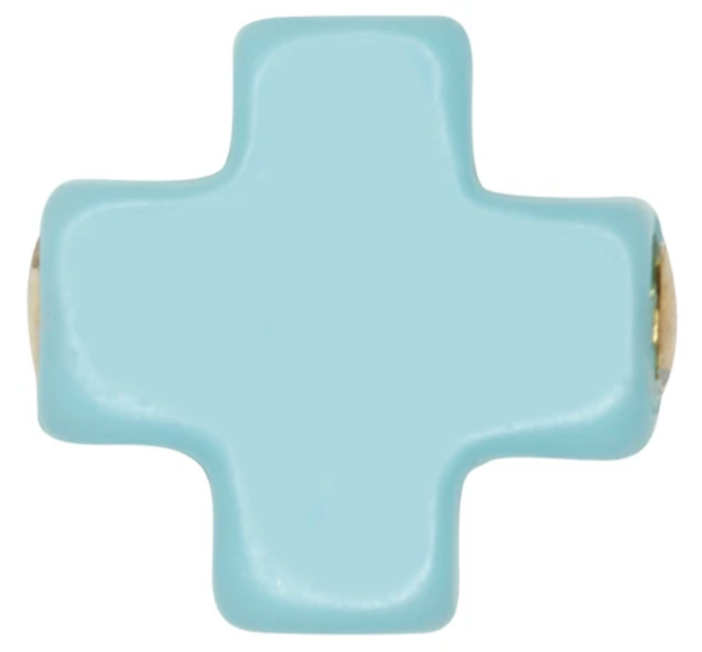 E Newton egirl Signature Cross 3mm Bead Bracelet