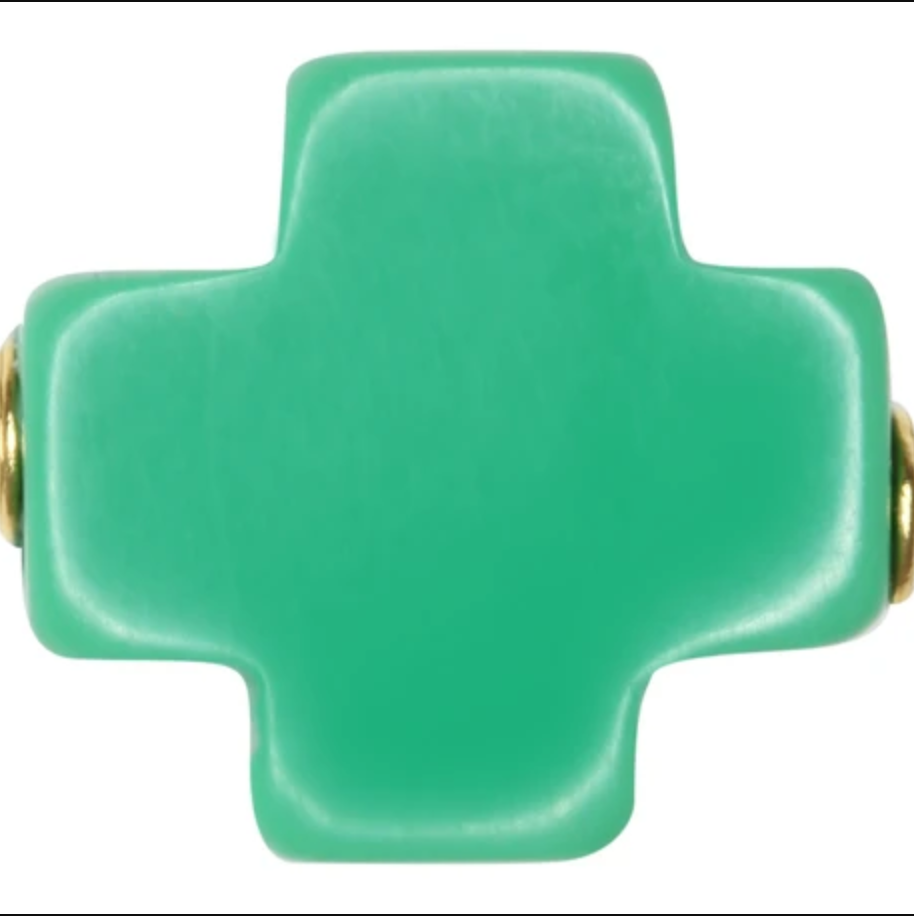 E Newton egirl Signature Cross 3mm Bead Bracelet