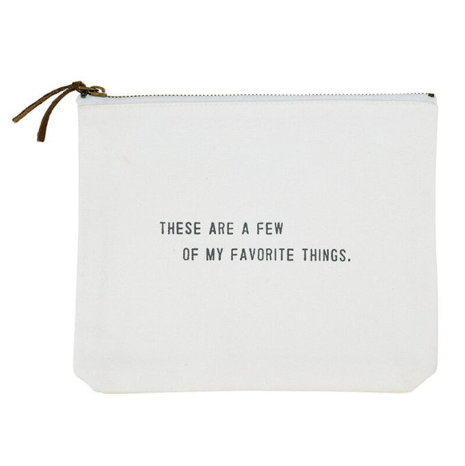 Canvas Zip Pouch