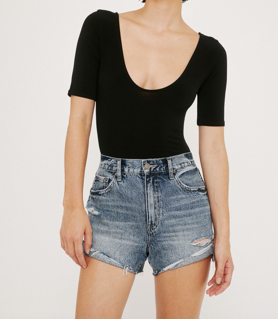 Kylee Relaxed High Rise Denim Shorts - Final Sale 50% off