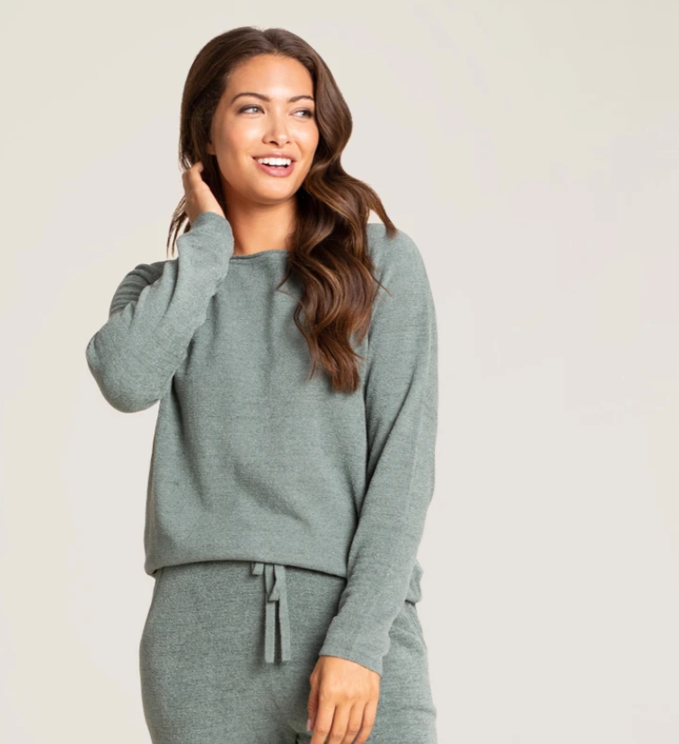 Cozychic Ultra Lite Rolled Neck Pullover