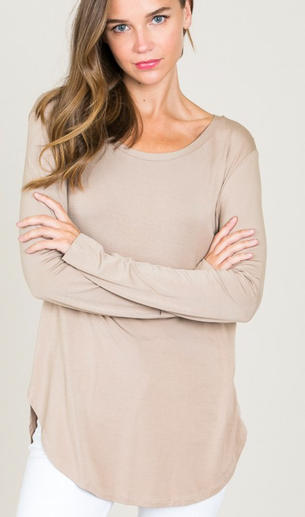 Maddie Modal Long Sleeve Top - Final Sale 30% off