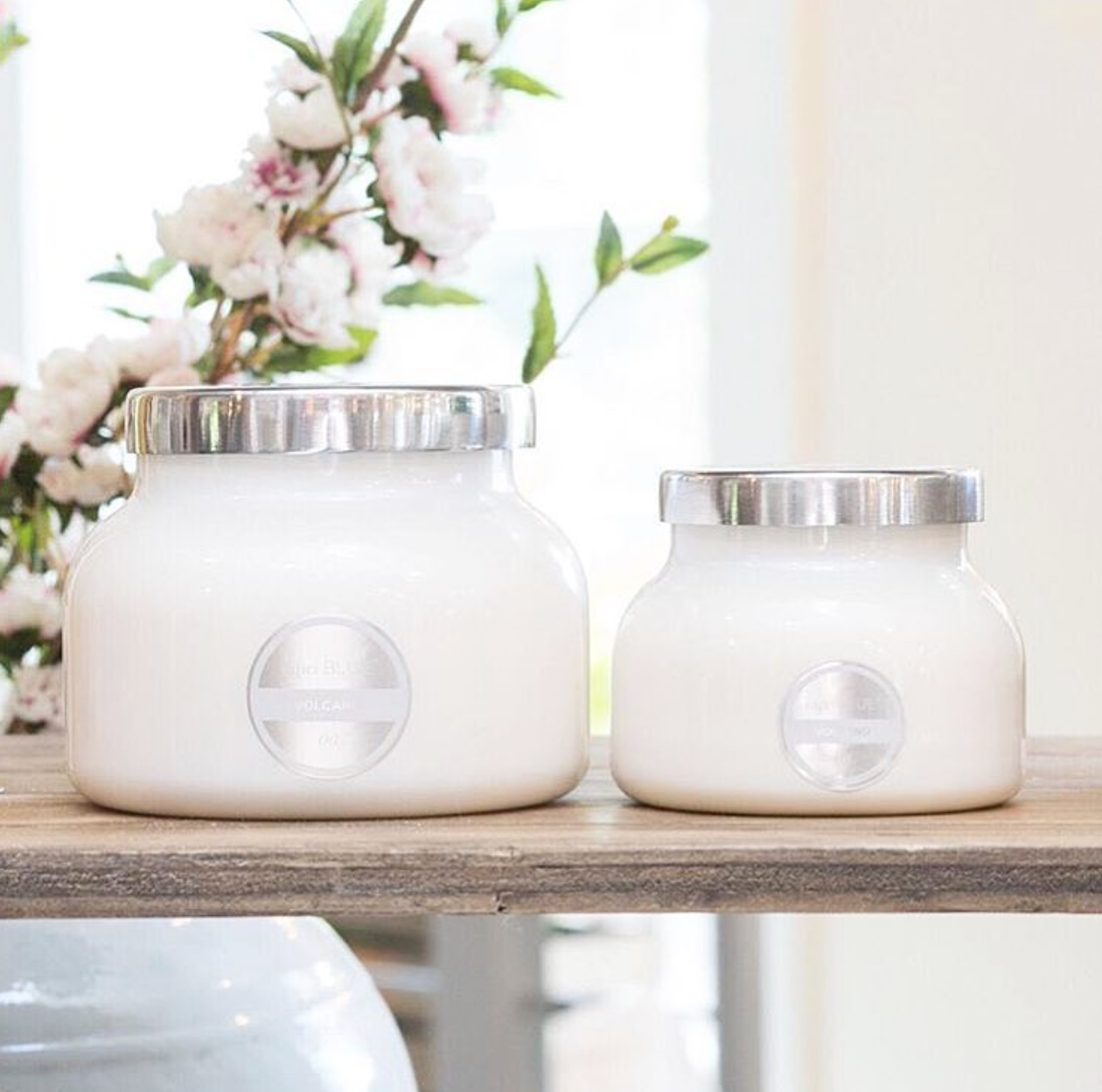 Capri Blue Volcano White Candle