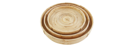 WOVEN CANE TRAY