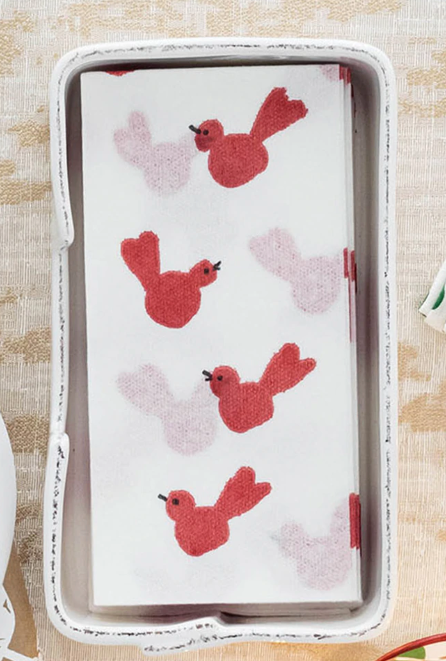 Vietri Papersoft Red Bird Napkins