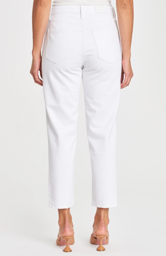 Pistola Presley H/R Relaxed Crop Jeans - Snowstorm - Final Sale