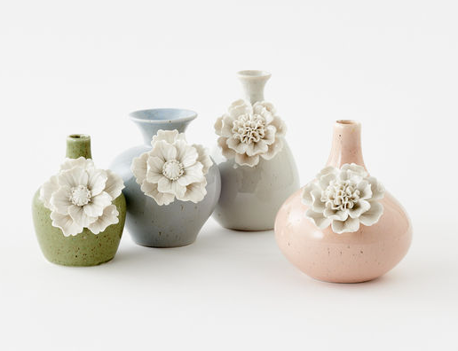 Pastel Porcelain Flower Vase