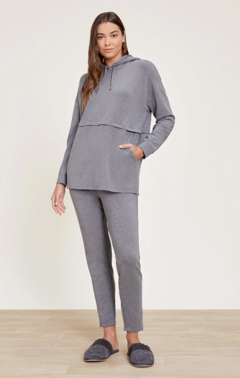 Barefoot Dreams Malibu Collection Fleece Luxe Lounge Anorak Sweatshirt - Final Sale 30% off in cart
