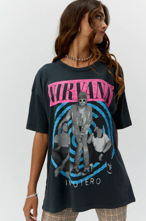 Daydreamer Nirvana In Utero Photo Merch Tee - Final Sale 40% off
