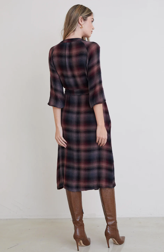 Bishop Sleeve Maxi Button Down Dress - 30% off Final Sale